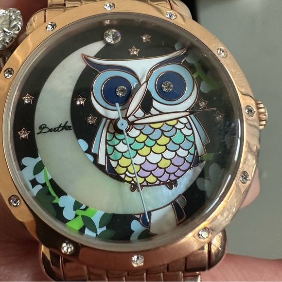 Like-new Bertha Ashley Mother of Pearl Ladies’ Watch - Rose Gold Tone main image 8